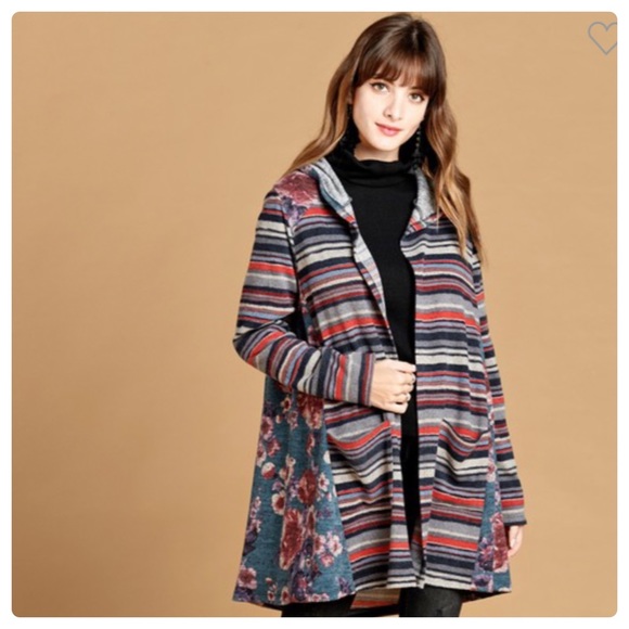 ❤️brushed hacci hooded cardigan - Picture 2 of 8